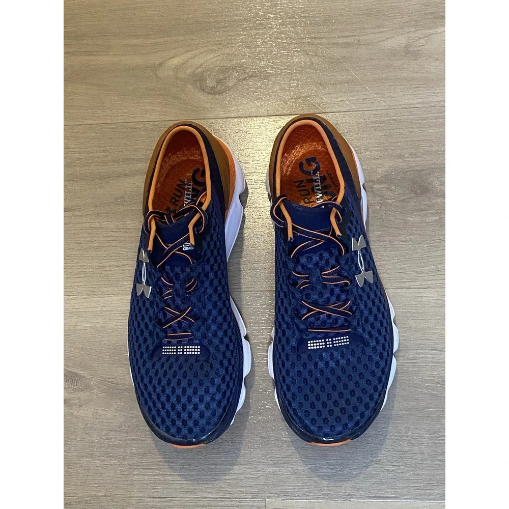 Under Armour Speedform Gemini 3 Sneakers Athletic Shoes Blue Orange Women Size 9